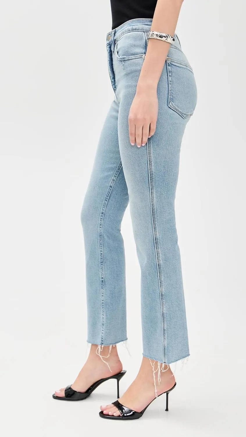 Good American Women's Good Standard Kick Flare Jeans