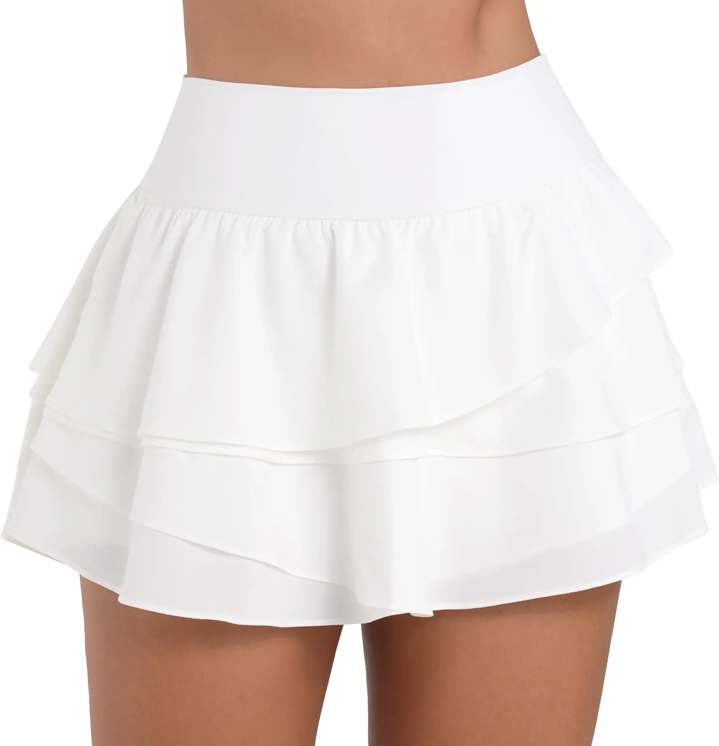 Sunzel Pleated Tennis Skirt for Women High Waisted Tummy Control Skort with Pockets for Athletic Workout Running Golf